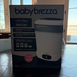 Baby Brezza One Step Sterilizer - Black and White